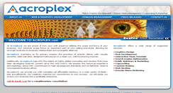 Desktop Screenshot of acroplex.com